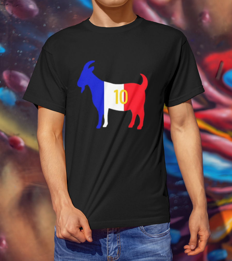 France Goat 10 Kylian Mbappe French Football Soccer Legend T-Shirt