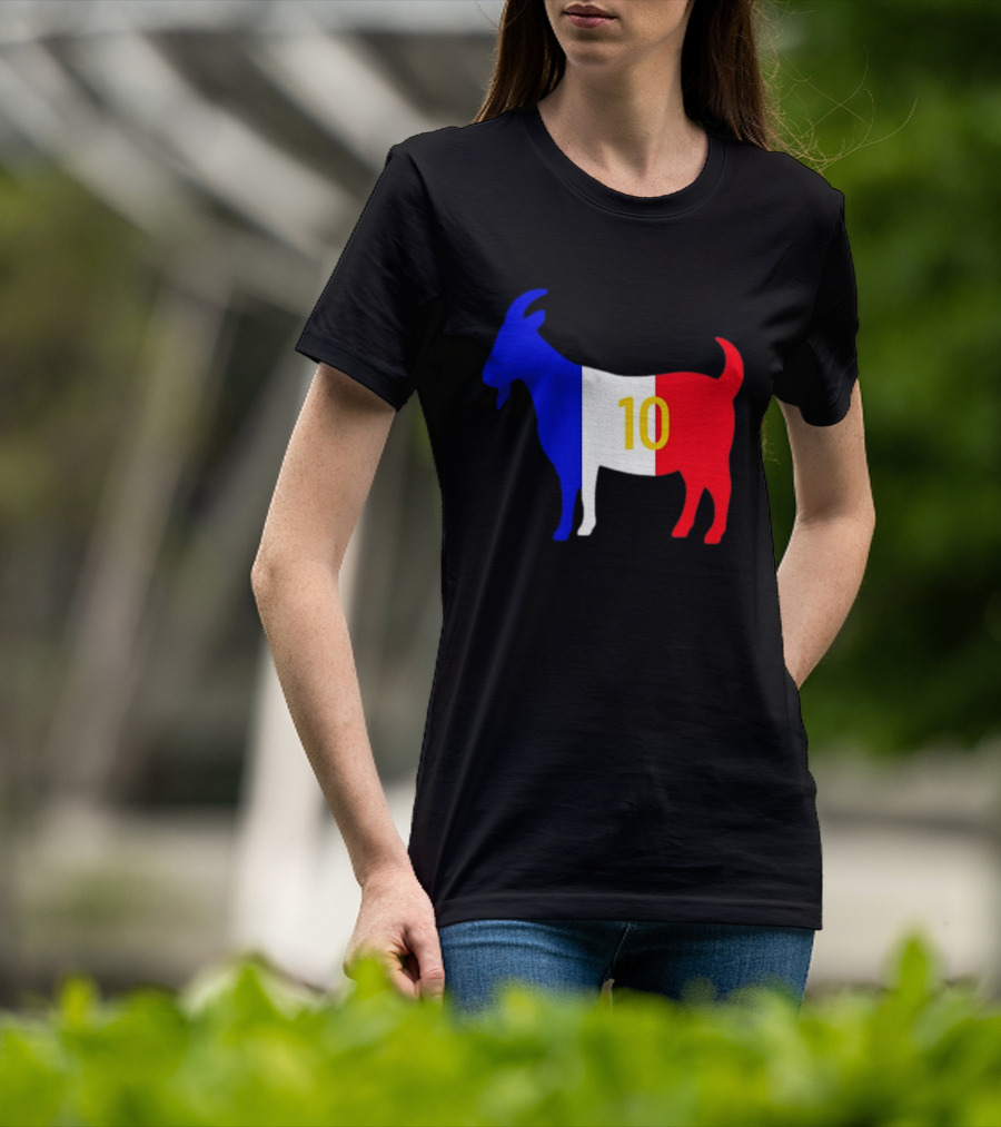 France Goat 10 Kylian Mbappe French Football Soccer Legend T-Shirt