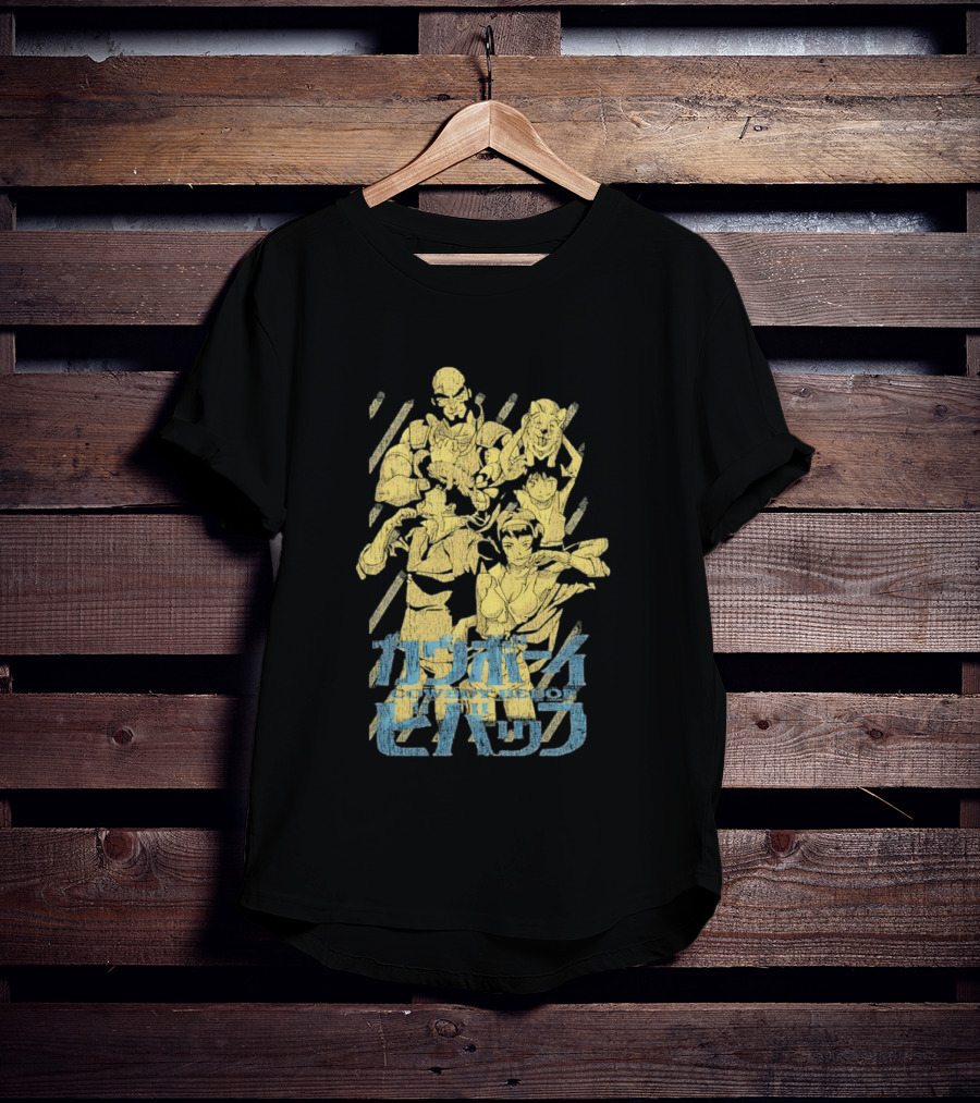 Cowboy Bebop Spike Spiegel Faye Valentine Crew T-Shirt