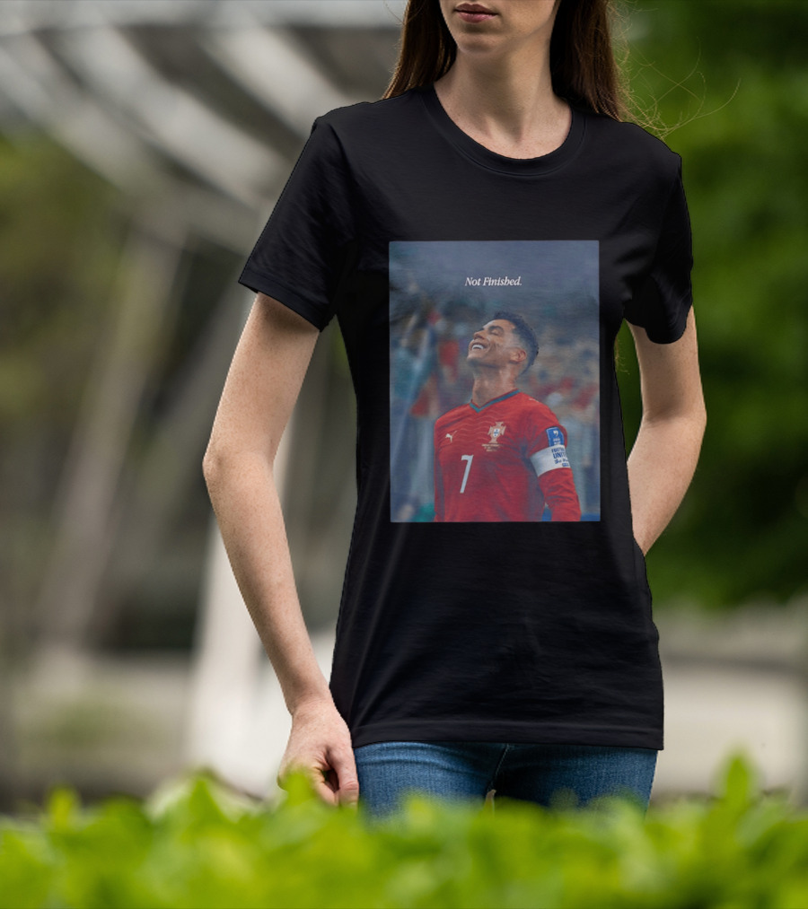 Cristiano Ronaldo Not Finished Portugal National Team Legendary Comeback Red Jersey Iconic Number 7 T-Shirt