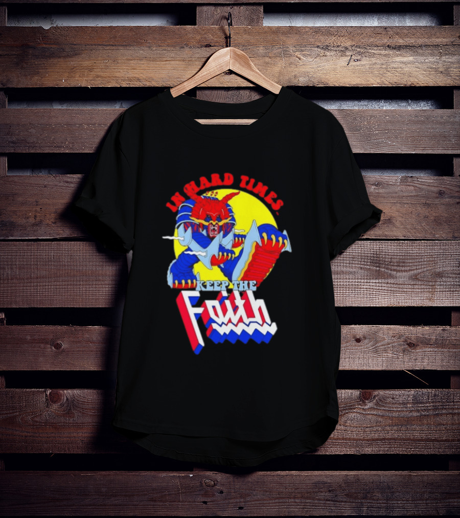 In Hard Times Keep The Faith Robot Warrior T-Shirt