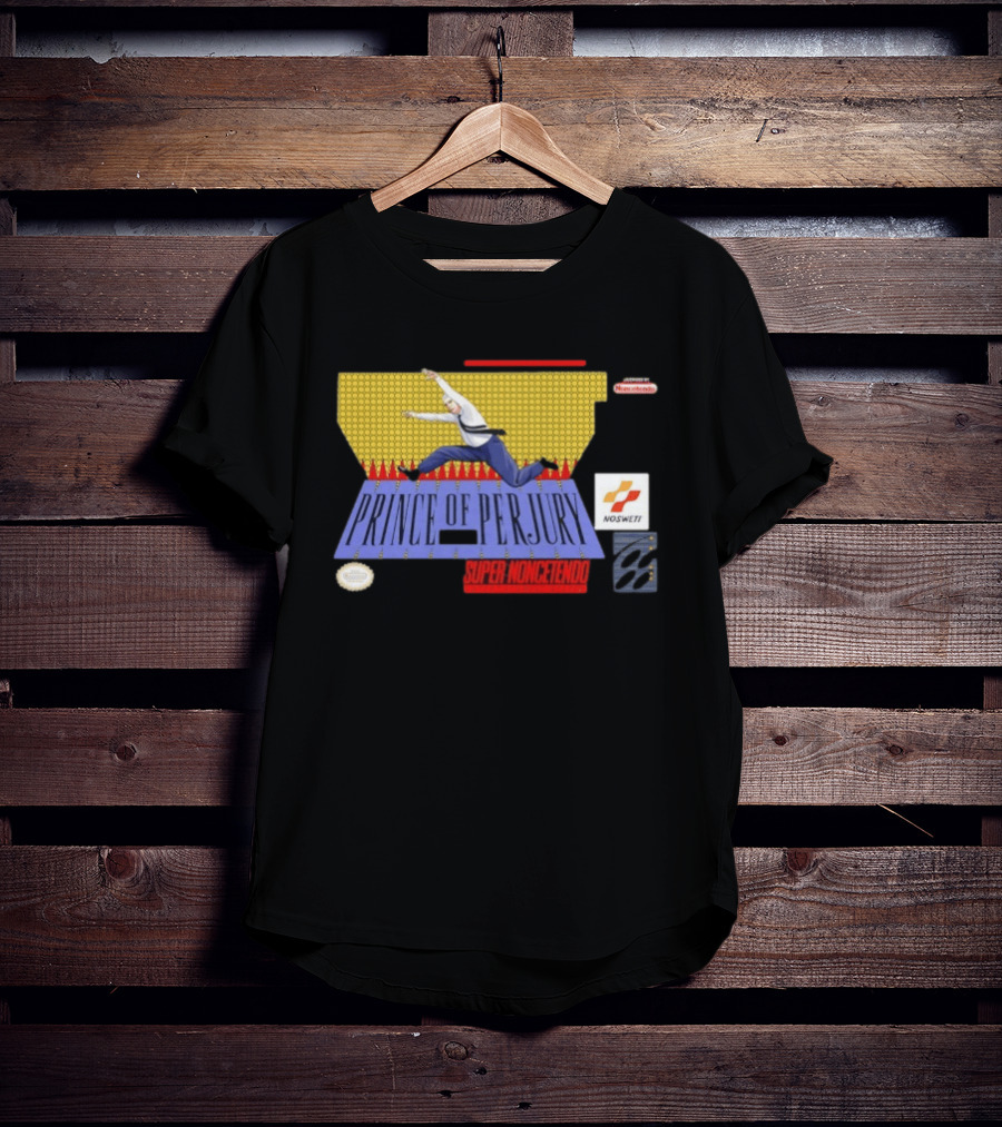 Prince Of Perjury Super Noncetendo Entertainment System Nosweat T-Shirt