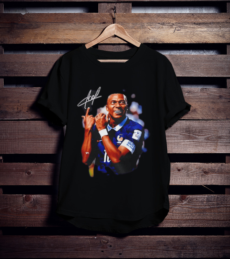 Kylian Mbappe 10 France National Football Team FIFA World Cup Celebration T-Shirt