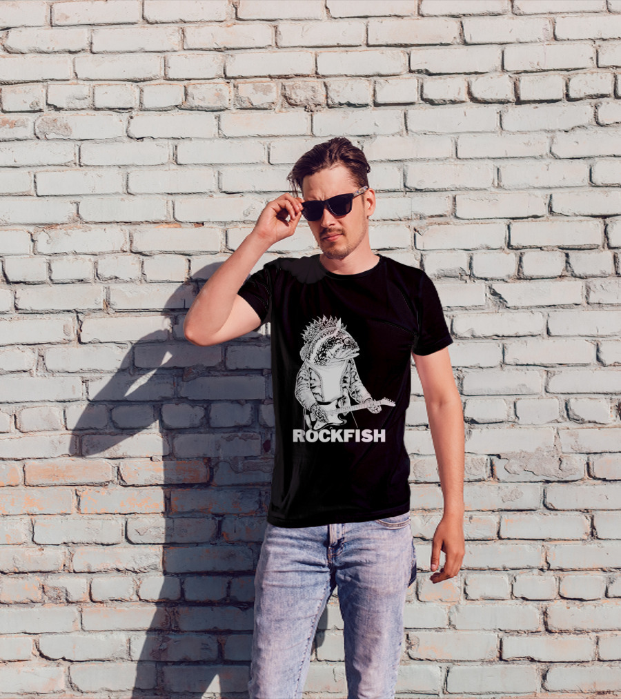 Rockfish Jacket Electric Guitar Performance T-Shirt