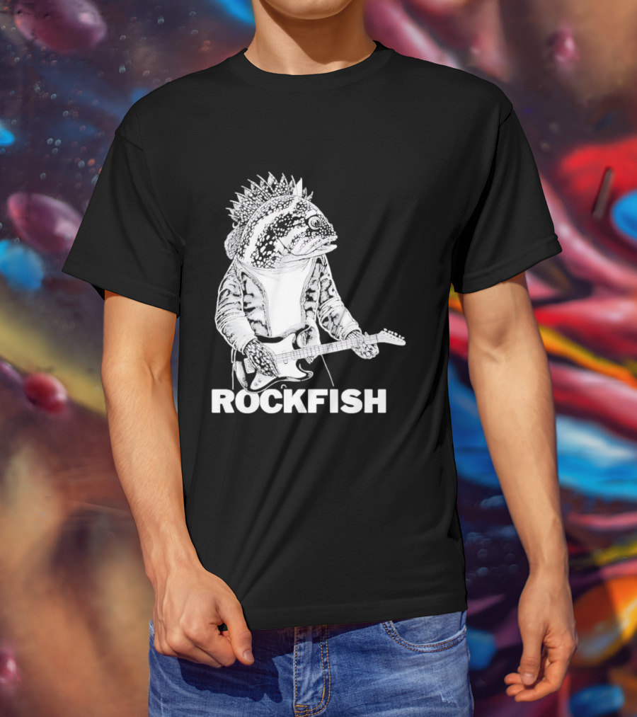 Rockfish Jacket Electric Guitar Performance T-Shirt