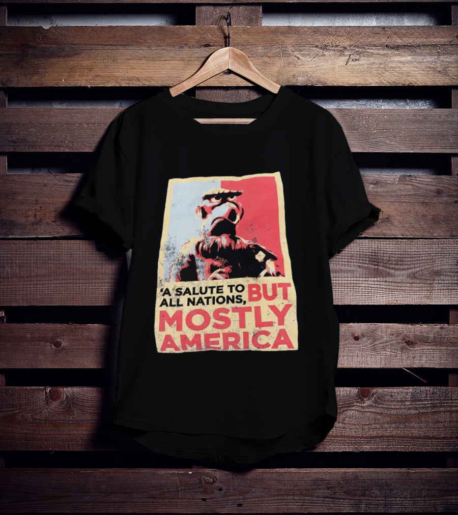 Sam The Eagle A Salute To All Nations But Mostly America Muppets T-Shirt