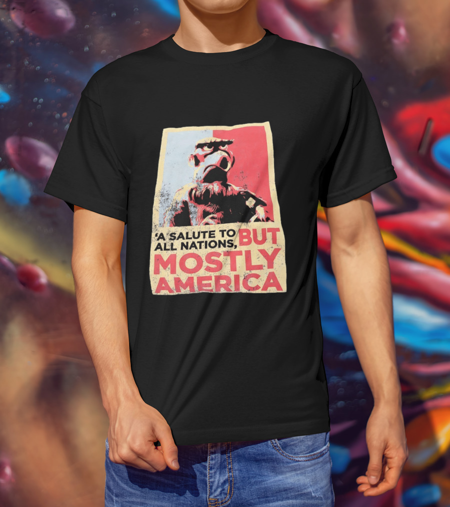 Sam The Eagle A Salute To All Nations But Mostly America Muppets T-Shirt