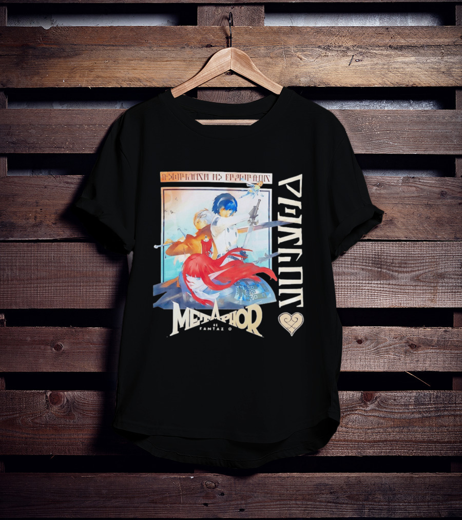 Metaphor ReFantazio Characters Fantasy Art Gaming Adventure T-Shirt
