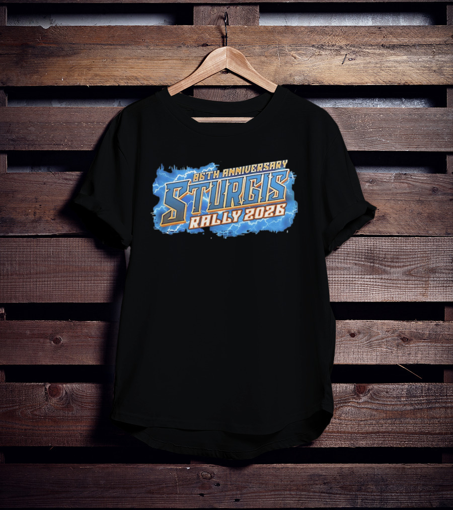 86th Anniversary Sturgis Rally 2026 Lightning T-Shirt