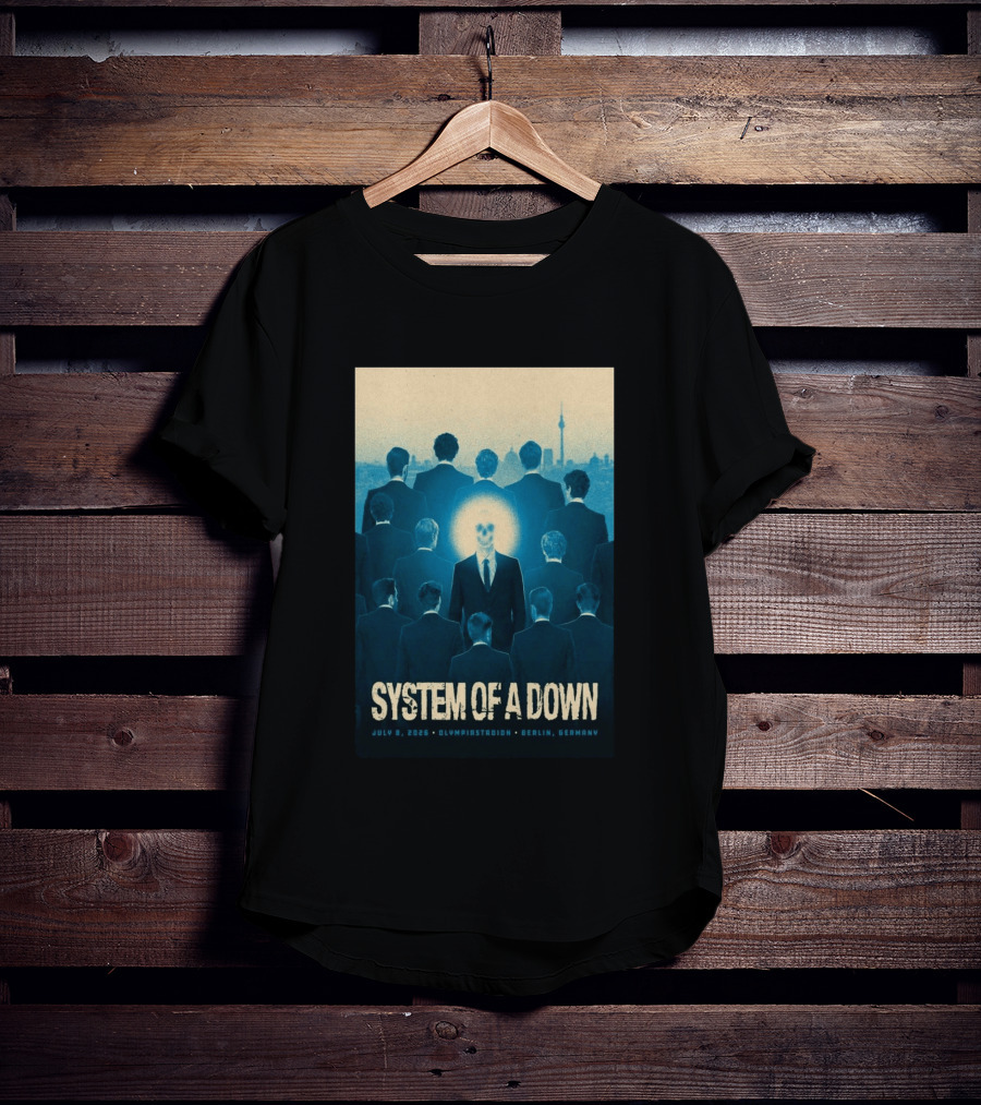 System Of A Down July 8 2026 Olympiastadion Berlin Germany T-Shirt