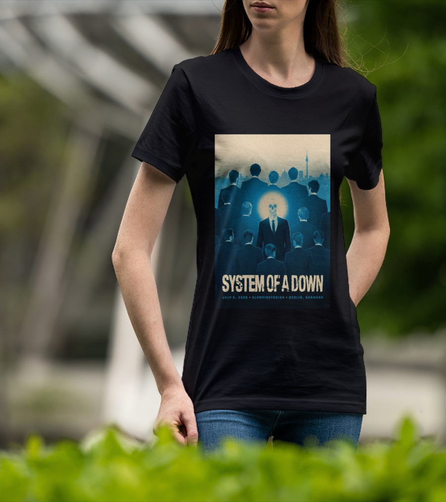 System Of A Down July 8 2026 Olympiastadion Berlin Germany T-Shirt