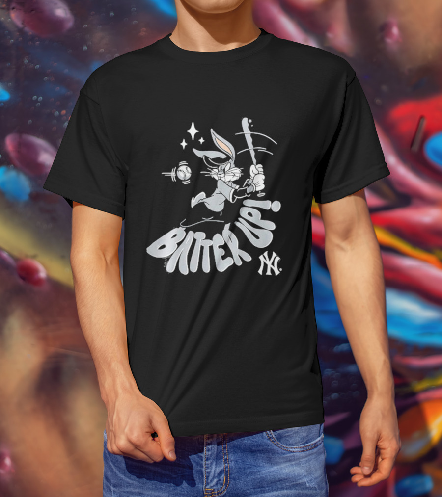 New York Yankees X Looney Tunes Batter Up Bugs Bunny 2026 T-Shirt
