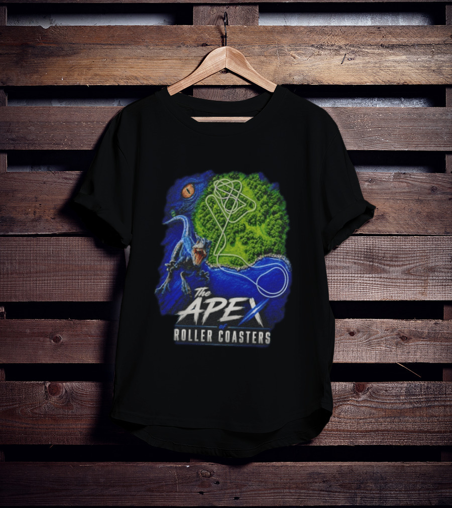 The Apex Of Roller S Raptor Dinosaur Adventure T-Shirt