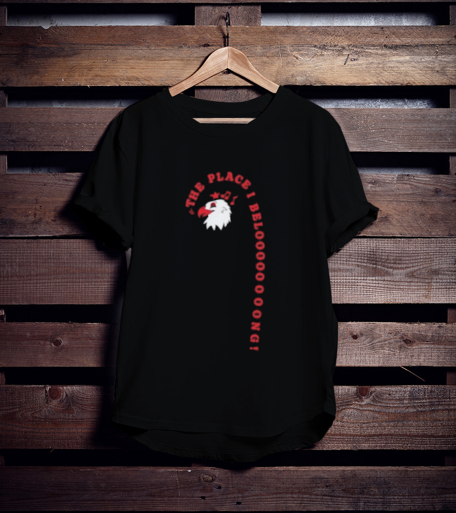 The Place I Belong Eagle Music Notes John Denver T-Shirt