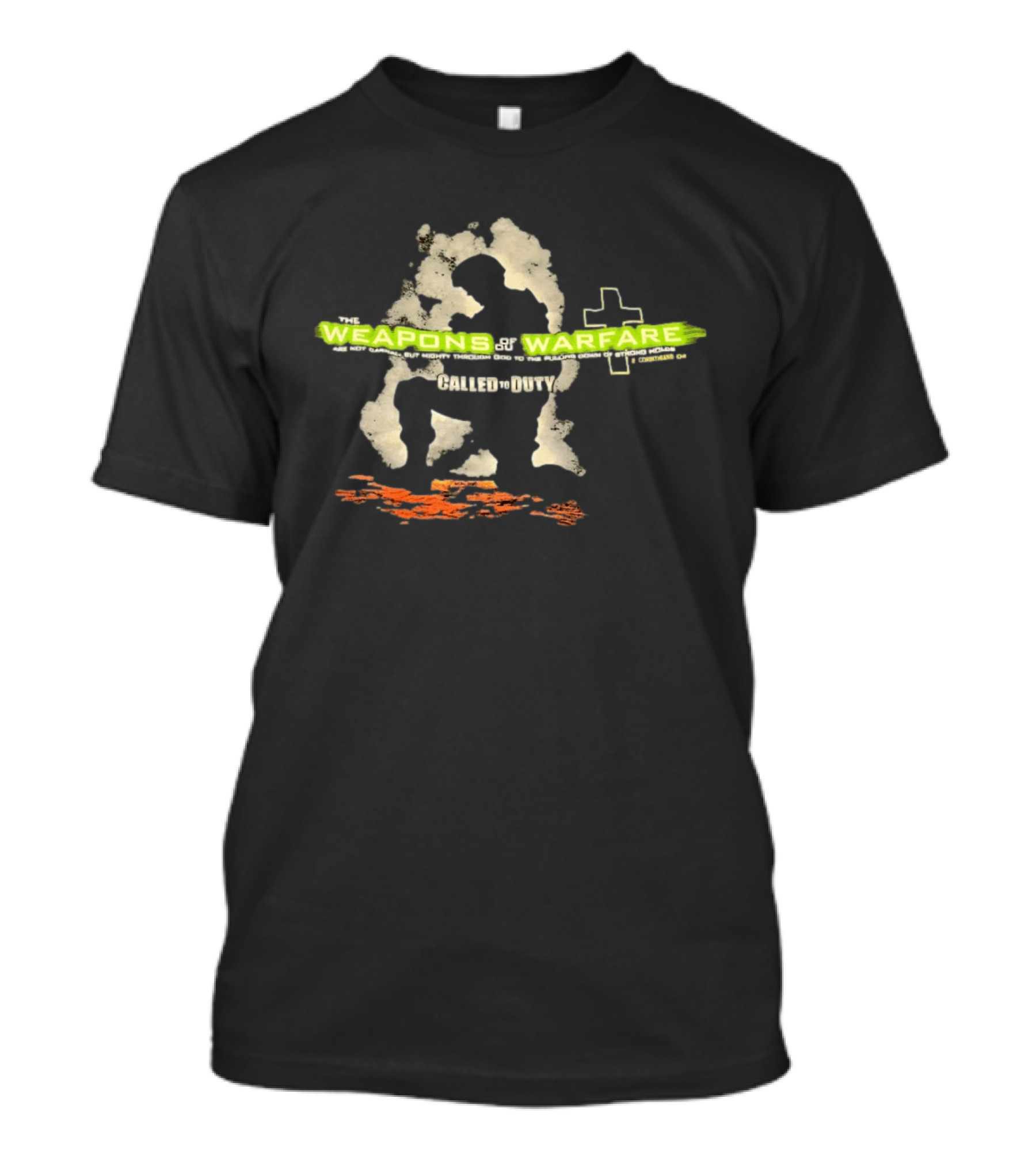 Weapons Of Warfare Call Of Duty Cross T-Shirt