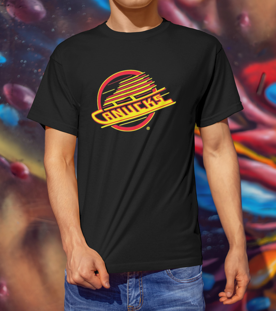 Vancouver Canucks Skate Logo NHL Hockey T-Shirt