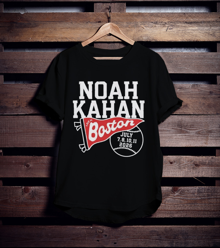 Noah Kahan Boston Fenway Park July 2026 T-Shirt