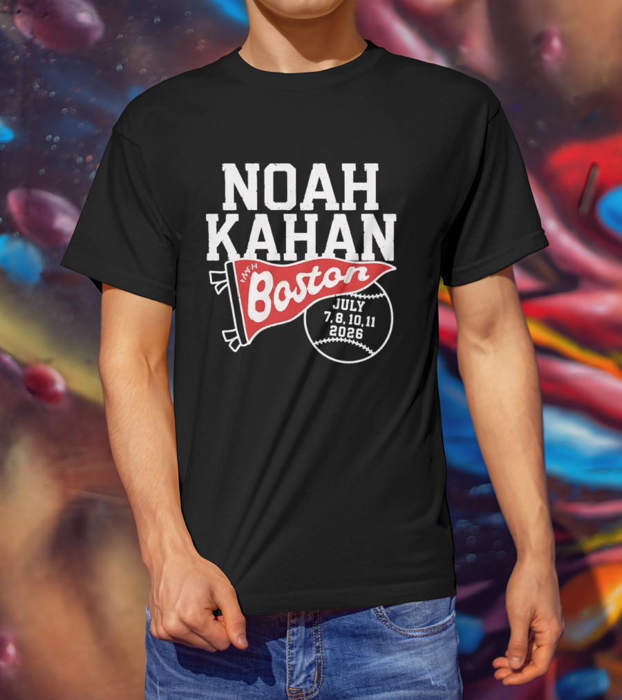 Noah Kahan Boston Fenway Park July 2026 T-Shirt