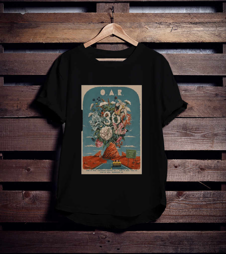 O.A.R. Colorado Road Trip Tour Morrison June 20 2026 T-Shirt