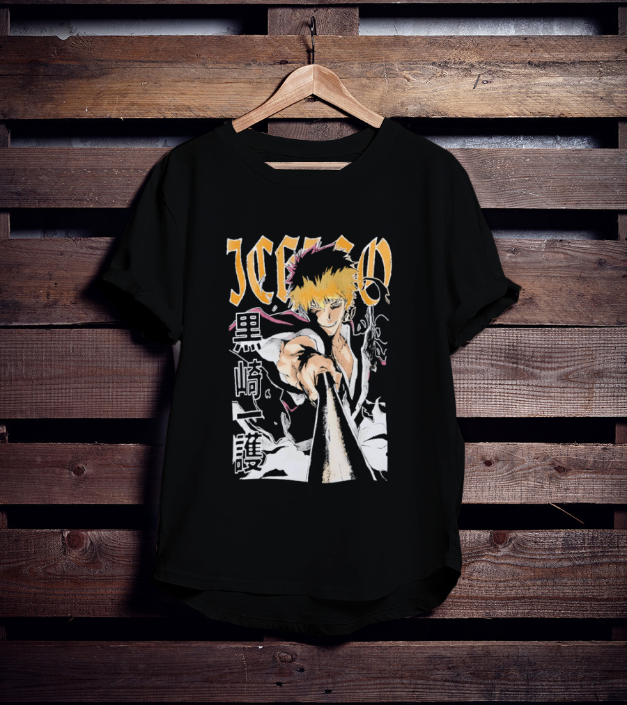 Ichigo Kurosaki Bleach Anime Bootleg Manga T-Shirt