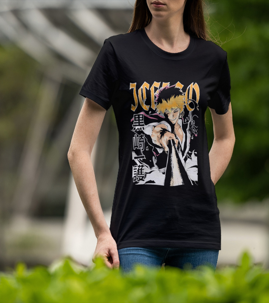 Ichigo Kurosaki Bleach Anime Bootleg Manga T-Shirt