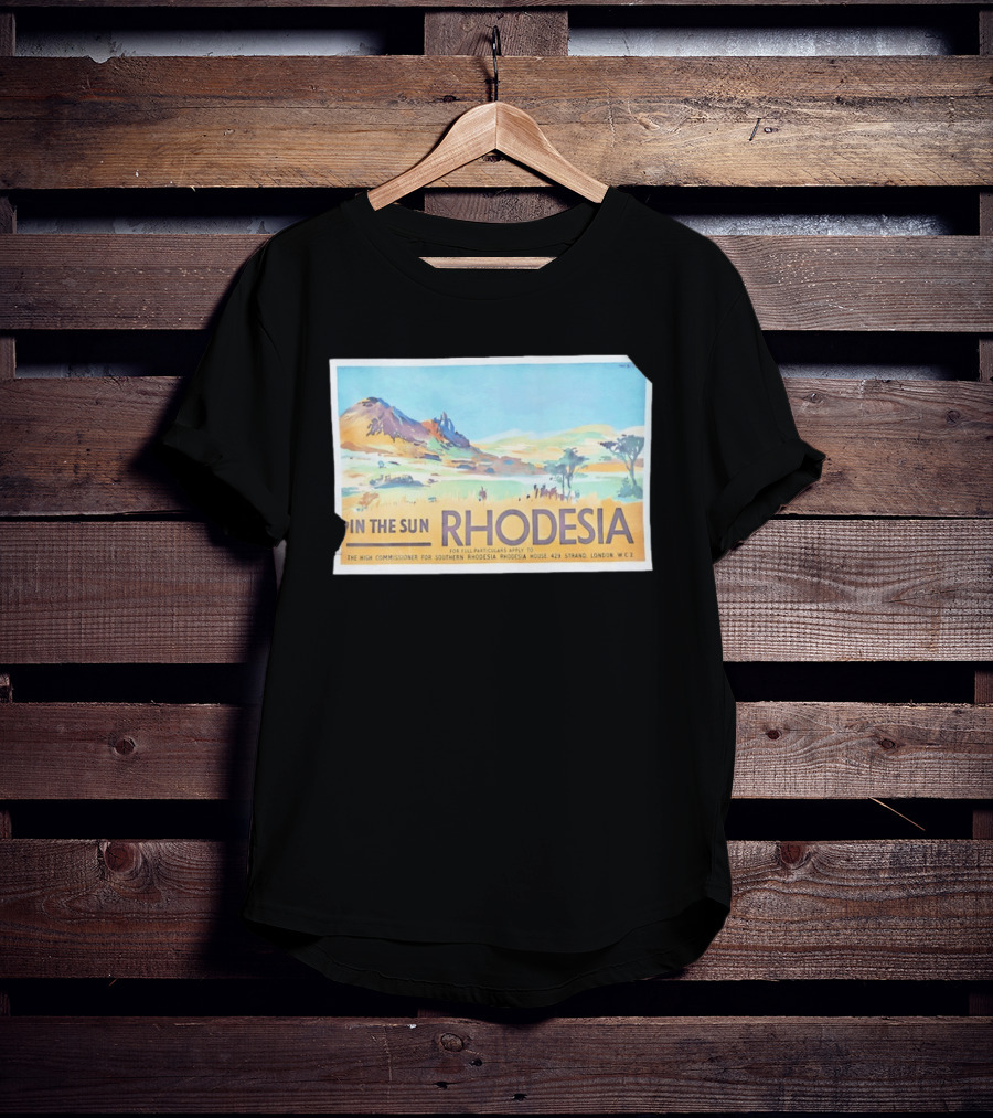 In The Sun Rhodesia The High Commissioner For Southern Rhodesia House London Travel T-Shirt