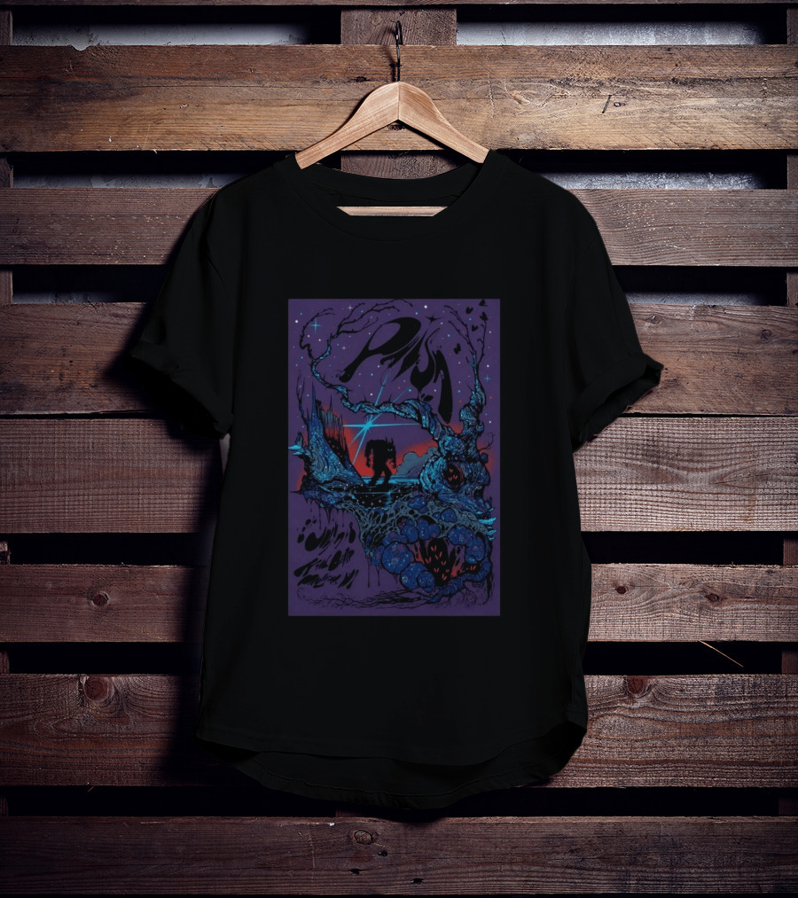 Phish Kohl Center Madison WI July 7 8 2026 Psychedelic Art With Celestial And Abstract Landscape T-Shirt