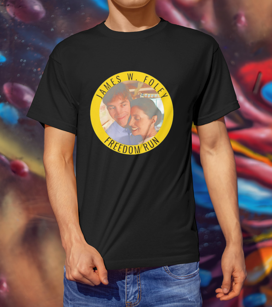 James W Foley Freedom Run Memorial Charity Event T-Shirt