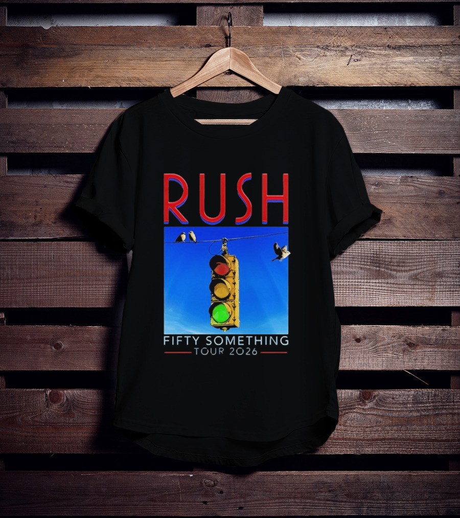 Rush Fifty Something Tour 2026 Traffic Light T-Shirt