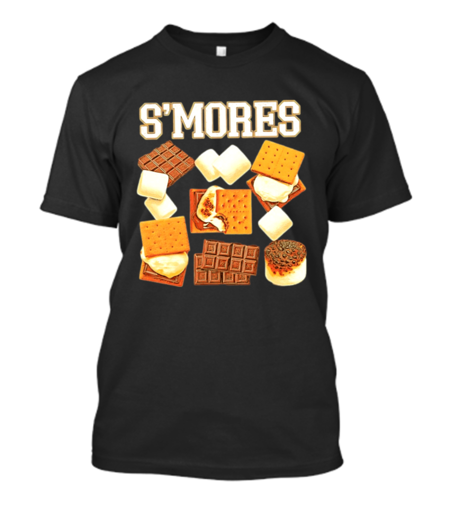 S'mores Marshmallow Chocolate Graham Cracker Delight T-Shirt