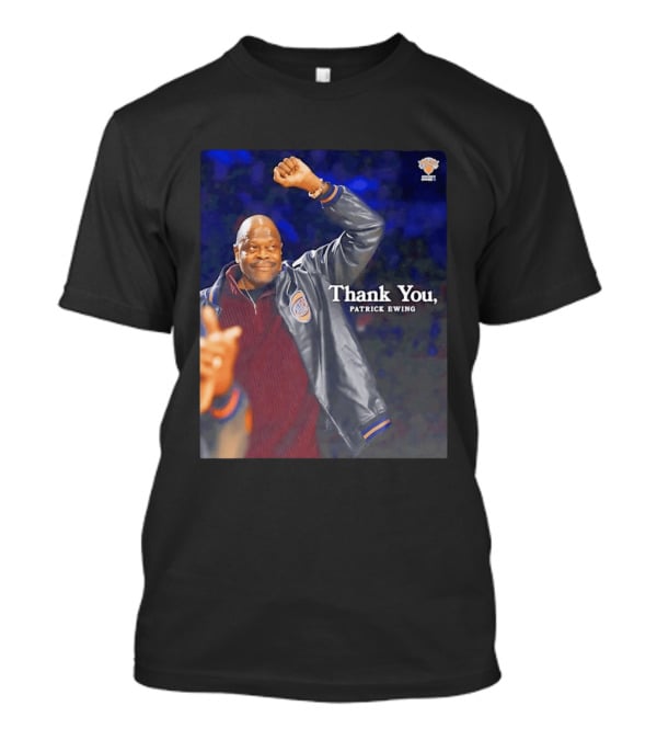 Thank You Patrick Ewing New York Knicks NBA Legends T-Shirt