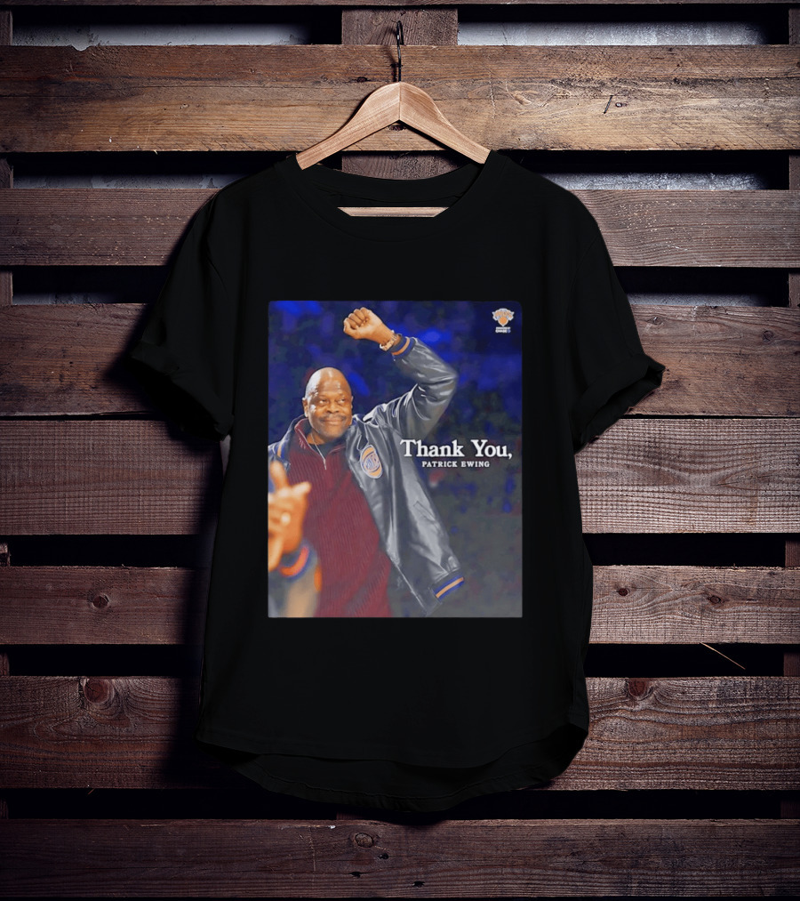 Thank You Patrick Ewing New York Knicks NBA Legends T-Shirt