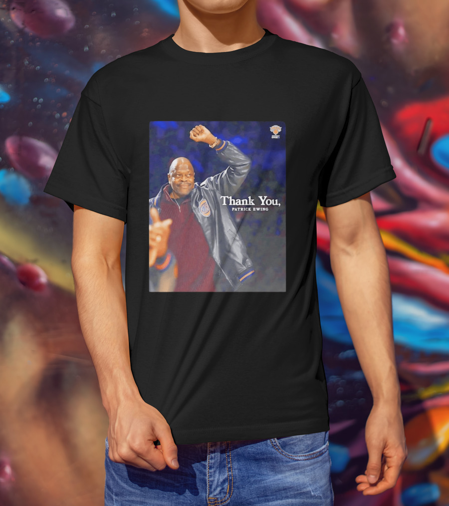 Thank You Patrick Ewing New York Knicks NBA Legends T-Shirt