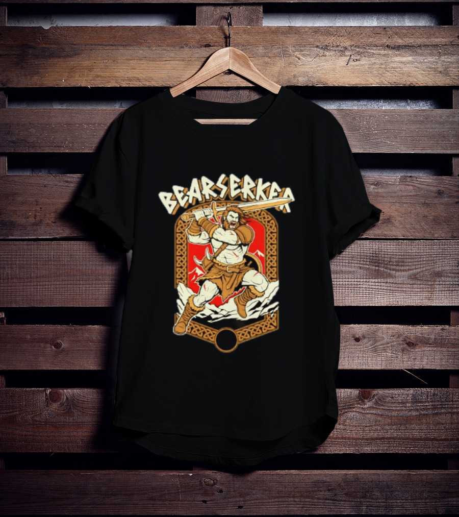 Bearserker Viking Warrior Berserker Norse Mythology T-Shirt