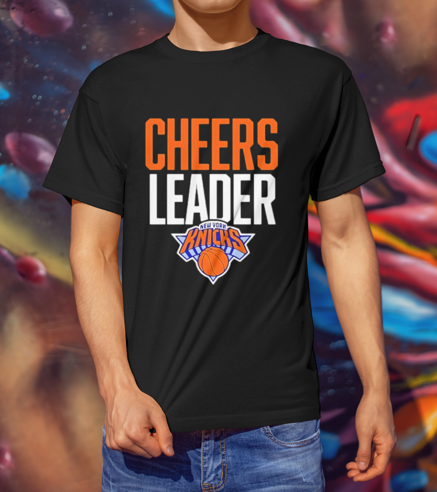Cheers Leader New York Knicks NBA Basketball T-Shirt