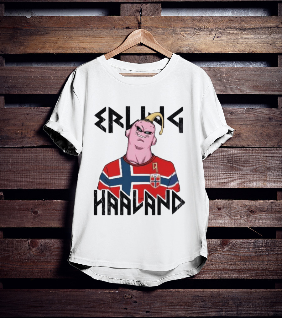 Erling Haaland Majin Buu Dragon Ball Norway Jersey Soccer T-Shirt