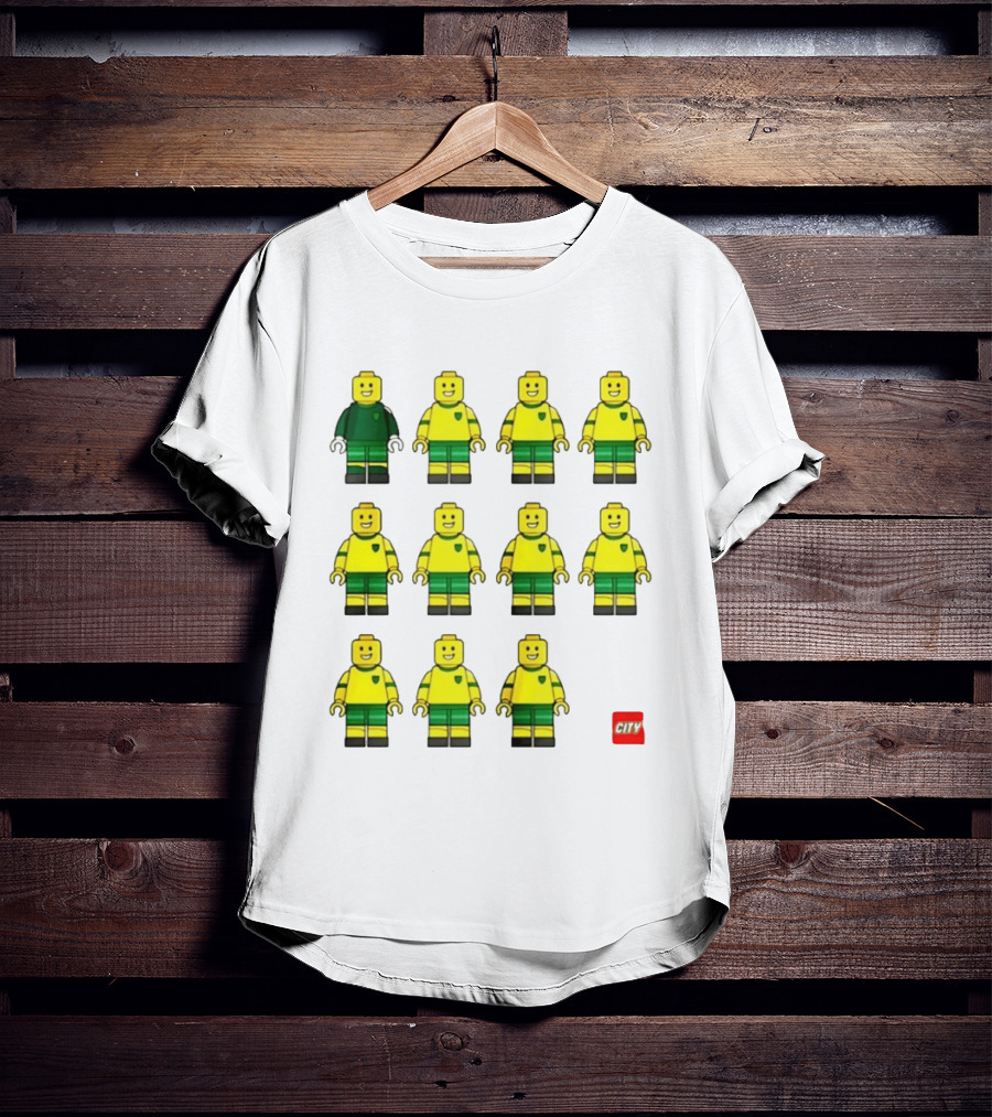 Norwich City F.C. Lego Minifigures Team Formation T-Shirt
