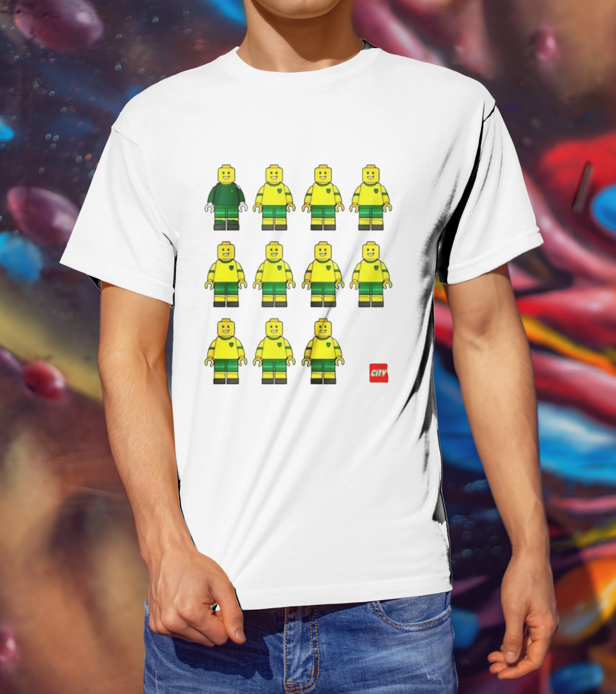 Norwich City F.C. Lego Minifigures Team Formation T-Shirt