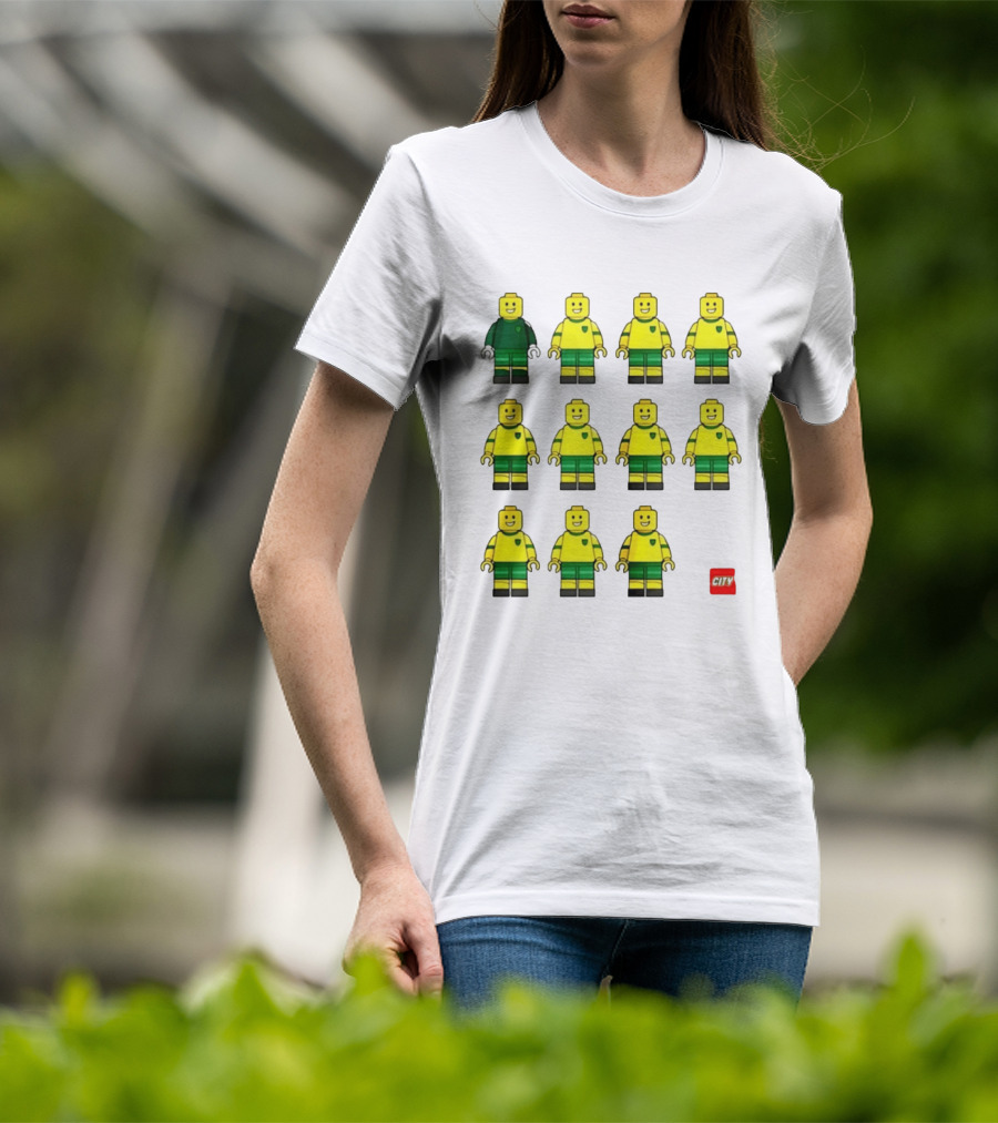 Norwich City F.C. Lego Minifigures Team Formation T-Shirt
