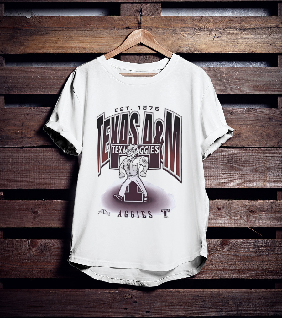Texas A&M Aggies Est 1876 College Station Traditions Aggieland Football Texas T T-Shirt