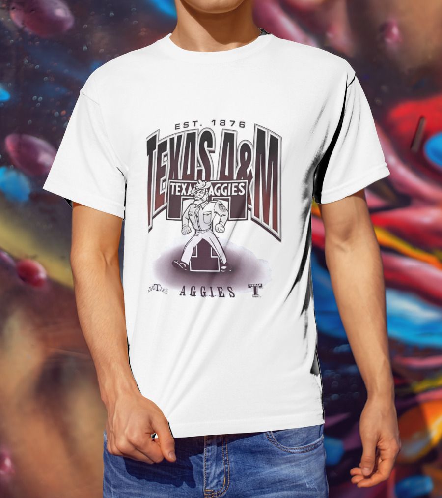Texas A&M Aggies Est 1876 College Station Traditions Aggieland Football Texas T T-Shirt