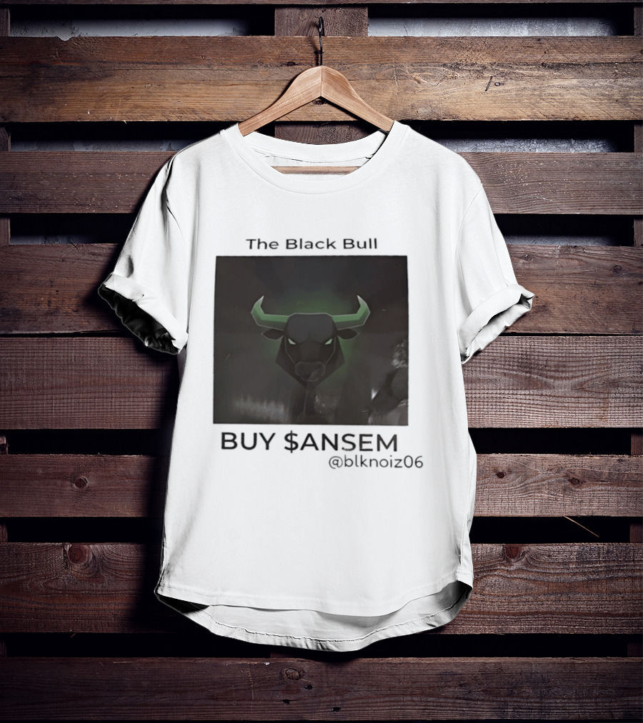 The Black Bull Buy $ANSEM Blknoiz06 Crypto T-Shirt