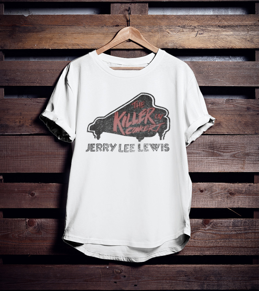 The Killer In Concert Jerry Lee Lewis Piano T-Shirt