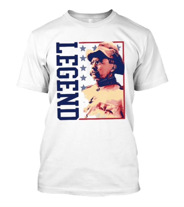 Legend Teddy Roosevelt Stars Iconic Figure T-Shirt