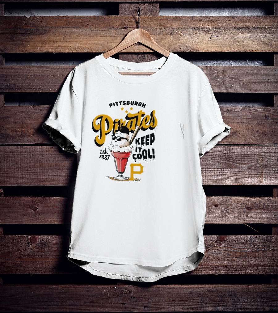 Pittsburgh Pirates Keep It Cool Est 1887 Ice Cream Sundae T-Shirt