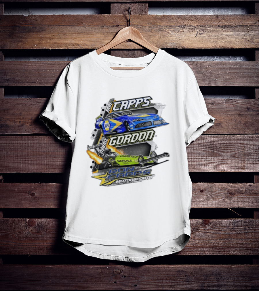 Ron Capps Motorsports Carlyle Tools Drag Racing Gordon Maddi T-Shirt