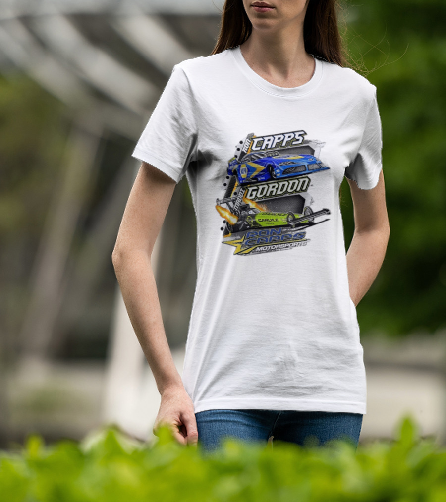 Ron Capps Motorsports Carlyle Tools Drag Racing Gordon Maddi T-Shirt