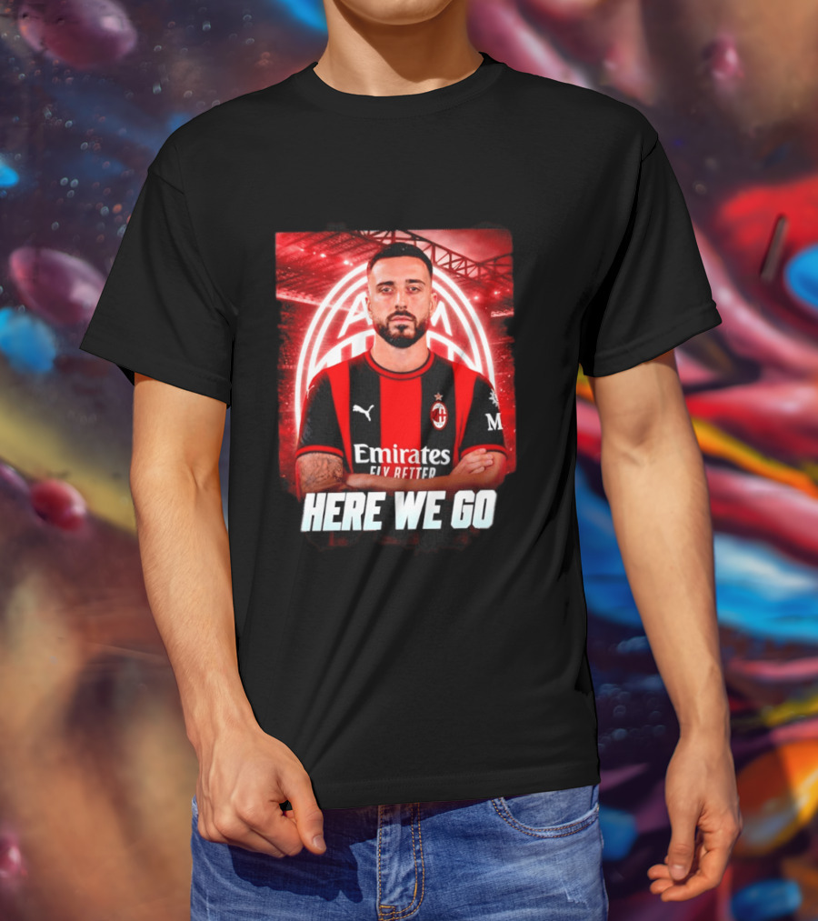AC Milan Sign Mario Gila From Lazio Here We Go Soccer Transfer News T-Shirt