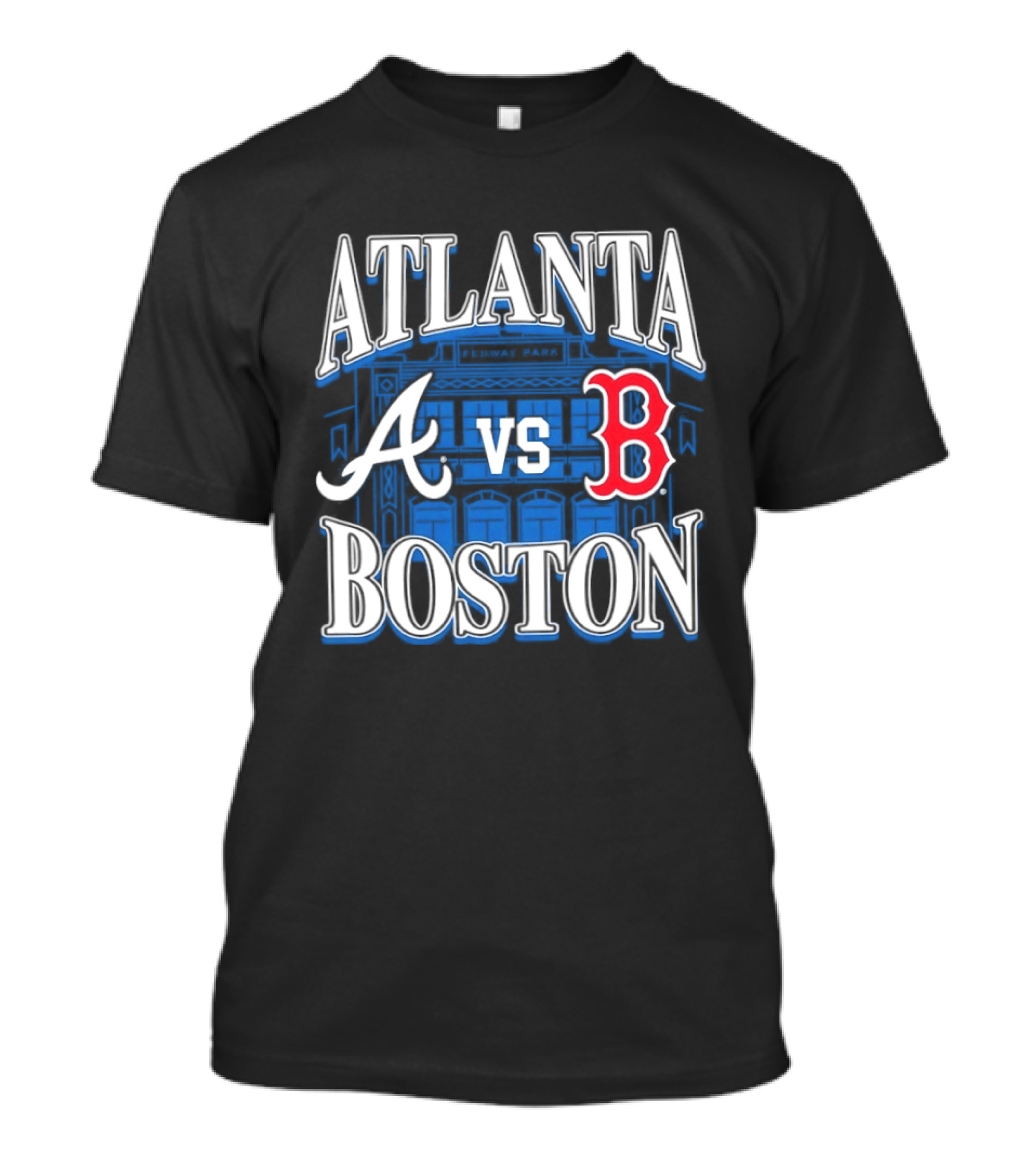 Atlanta Vs Boston Braves Red Sox Fenway Park MLB Baseball T-Shirt