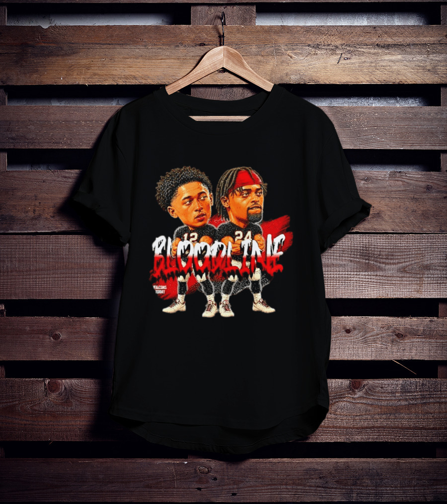 Bijan Robinson Drake London Atlanta Falcons Bloodline Falcons Today T-Shirt